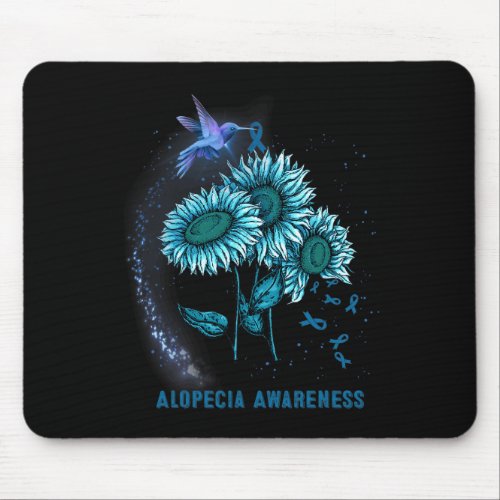 Sunflower Alopecia Awareness  Mouse Pad