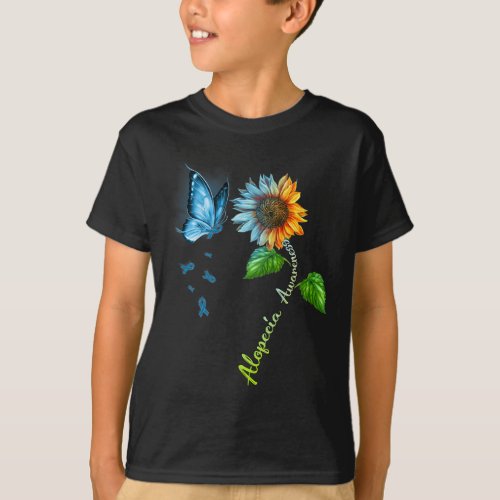 Sunflower Alopecia Awareness  T_Shirt