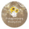 Sunflower and Baby's Breath Rustic Mason Jar