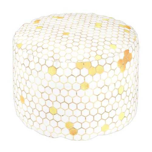 Sunflower and Bee Series Design Five  Pouf