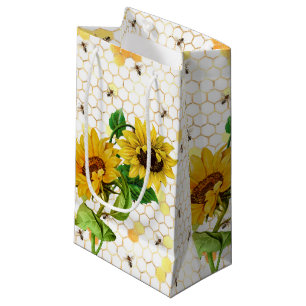 Sunflower and Bee Series Design Six Small Gift Bag