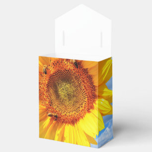Sunflower and Bees Favor Boxes