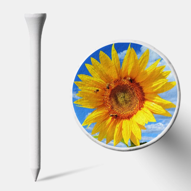Sunflower and Bees Golf Tees (Combo)