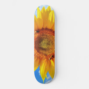 Sunflower and Bees Skateboard