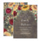 Sunflower and Burgundy Rose Rustic Bridal Shower