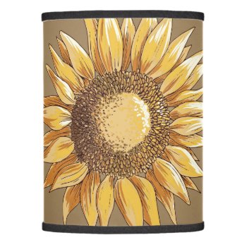 Sunflower And Butterflies Vintage Elegant Lamp Shade by DesignByLang at Zazzle