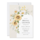 Sunflower and Daisy Bridal Shower Invitation