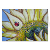 Sunflower and Ladybug (Front Horizontal)