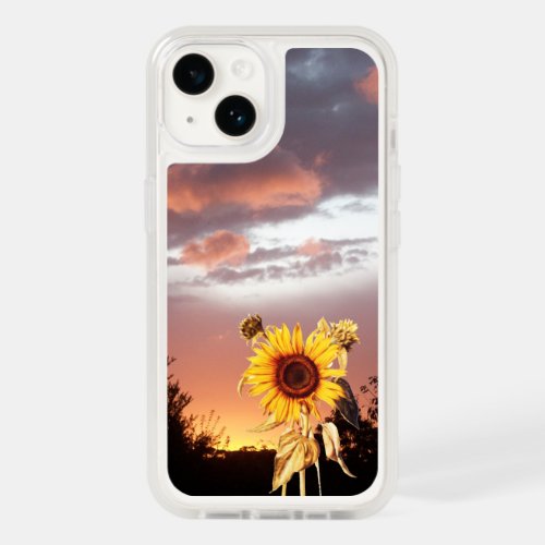 SUNFLOWER AND PINK SUMMER SUNSET  OtterBox iPhone 14 CASE