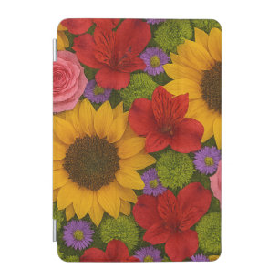 Sunflower and Rose iPad Smart Cover