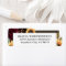 Sunflower and Roses Burgundy Red Navy Blue Wedding