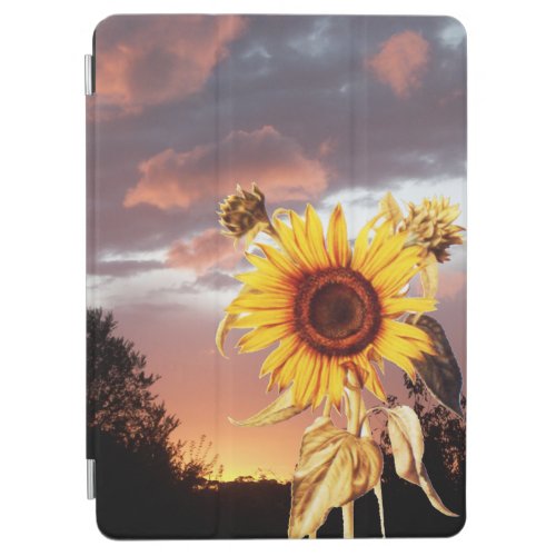 SUNFLOWER AND SUMMER SUNSET iPad AIR COVER