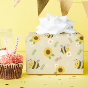 Honey Bee Wrapping Paper All Occasion Wrapping Paper 