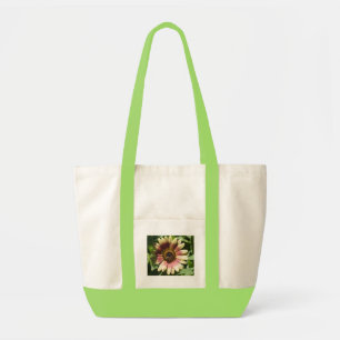 Sunflower and The Green Bee Tote Bag