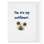 Sunflower Angel Cards (Inside (Left))
