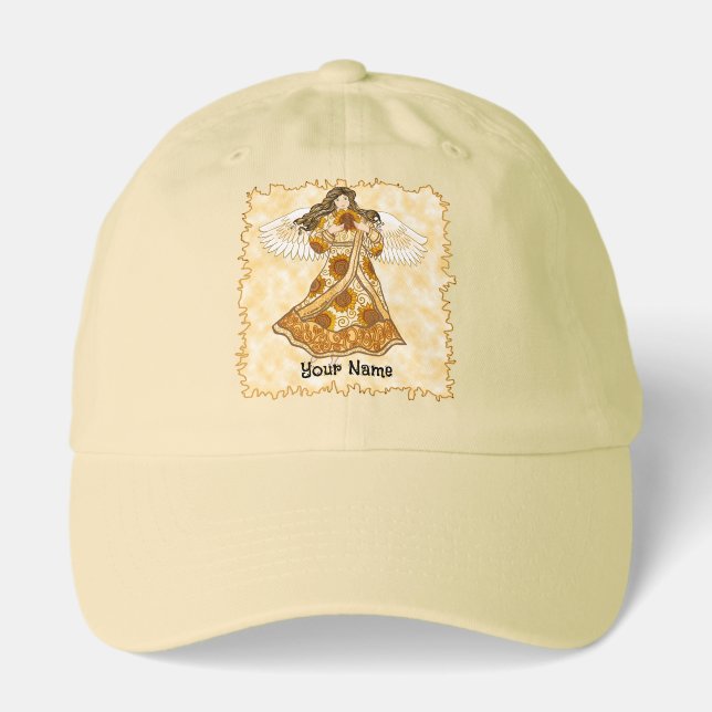Sunflower  angel  hat (Front)