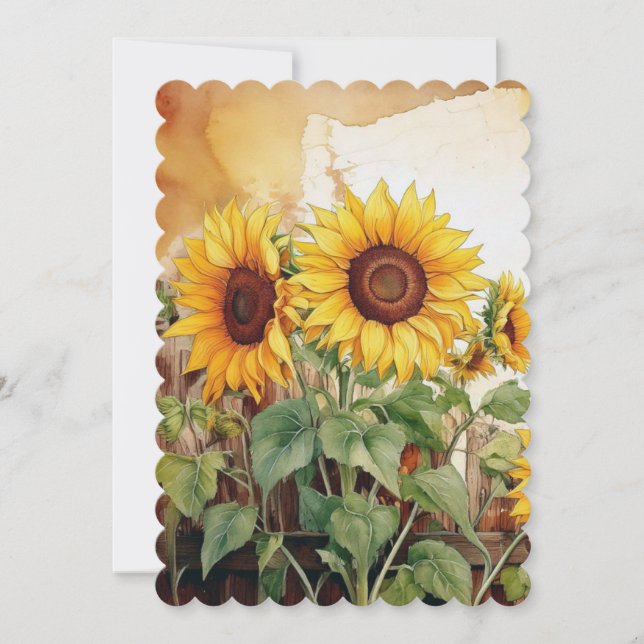 Sunflower Announcement (Front)