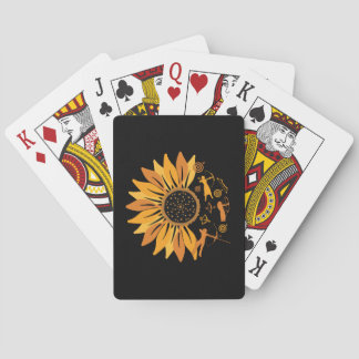 Sunflower Archery Poker Cards