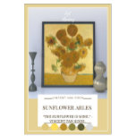 Sunflower Arles by Vincent van Gogh Poster<br><div class="desc">Date: 1888 | Country: Netherlands | Sunflower Arles. “The sunflower is mine.” - Vincent van Gogh. He wrote his brother in 1889. He changed the perception of Dutch floral painting. It became the symbol of Vincent van Gogh.</div>