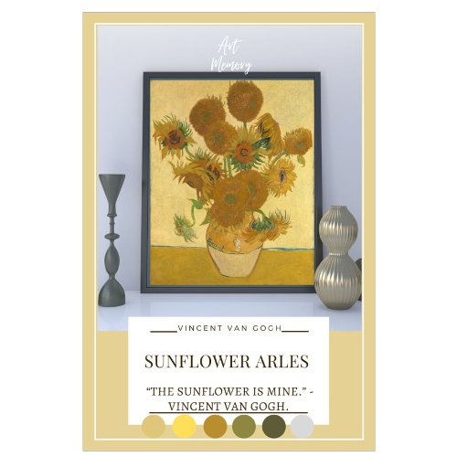 Sunflower Arles by Vincent van Gogh Poster