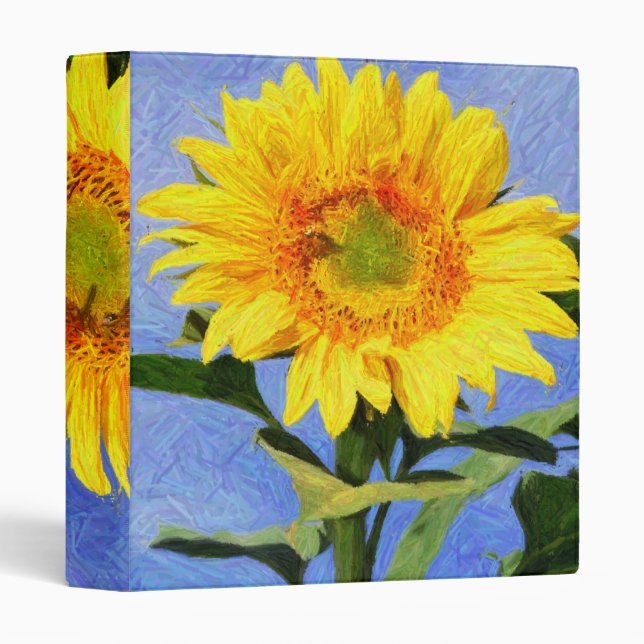 Sunflower Art Binder (Front/Spine)