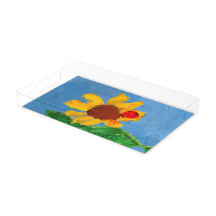 Sunflower "Art by Kids" Acrylic Tray