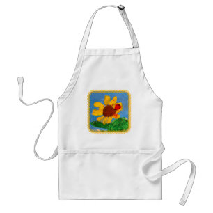 Sunflower "Art by Kids" Adult Apron