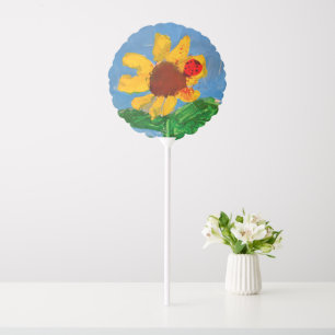 Sunflower "Art by Kids" Balloon