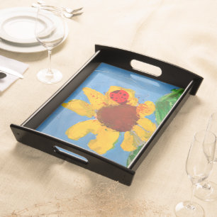 Sunflower "Art by Kids" Serving Tray