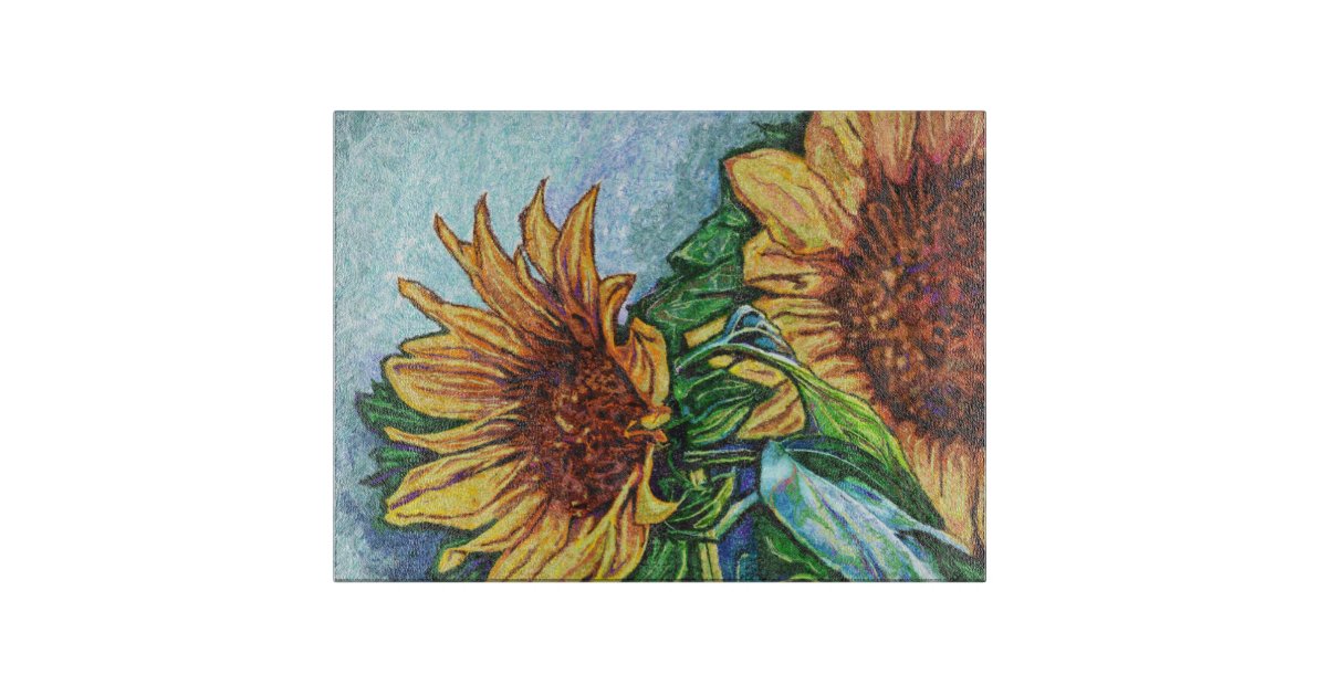Sunflowers Cutting Board