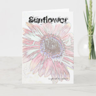 Sunflower Art- Inspired by Nature Card