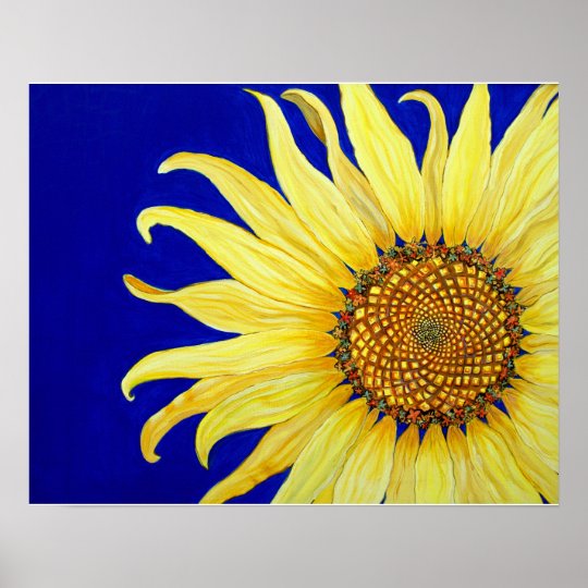 Sunflower Art Print | Zazzle.com