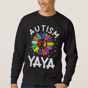 Sunflower Autism Awareness Day Matching Family Aut Sweatshirt