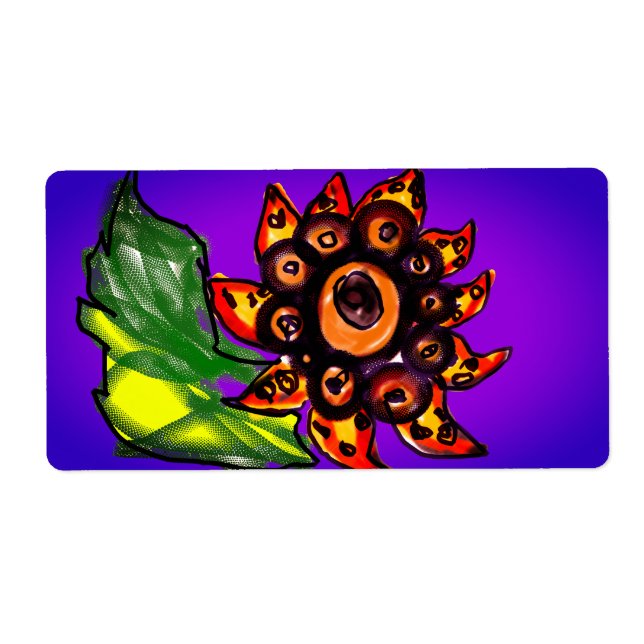 Sunflower autumn  label (Front)