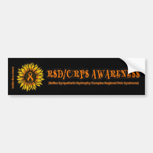 Sunflower/Awareness...RSD/CRPS Bumper Sticker