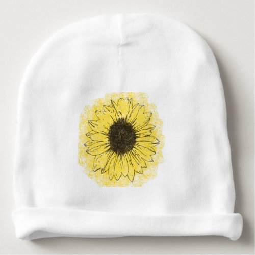 Sunflower Baby beanie