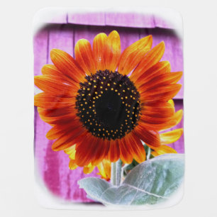 Sunflower Baby Blanket