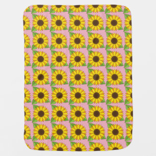 Sunflower Baby Blanket