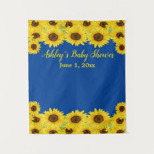 Sunflower Baby Shower Backdrop Photo Booth Prop