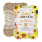 Sunflower baby sprinkle invitation rustic wood