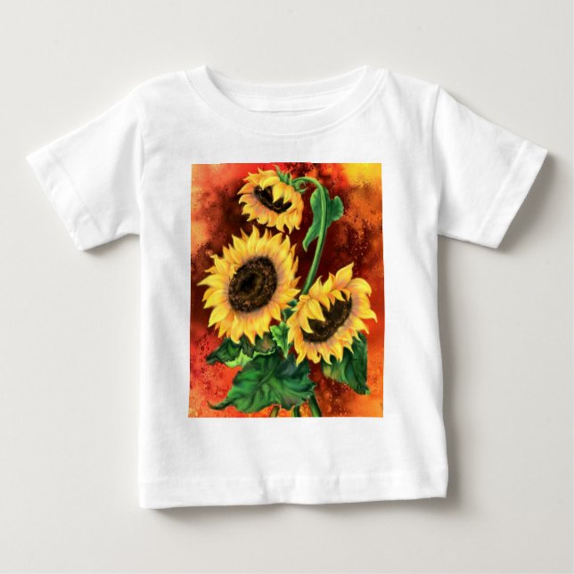 Sunflower Baby T-Shirt (Front)