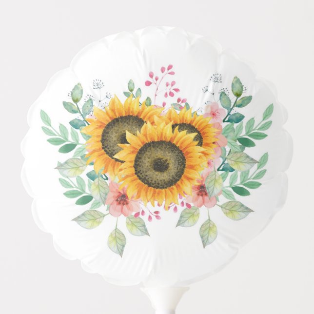 Sunflower  balloon (Front)