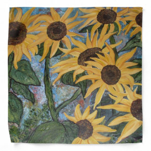 Sunflower bandana