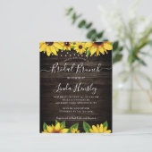 Sunflower Barn Wood String Lights Bridal Brunch (Standing Front)