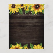 Sunflower Barn Wood String Lights Bridal Brunch (Back)