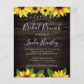 Sunflower Barn Wood String Lights Bridal Brunch (Front)