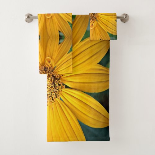 Sunflower Bath Towel Set