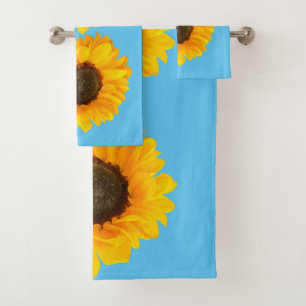 Sunflower   bath towel set