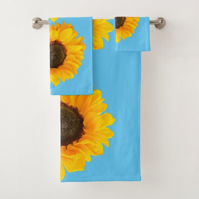 Sunflower   bath towel set (Insitu)