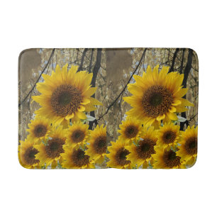 Sunflower Bathroom Bathmat